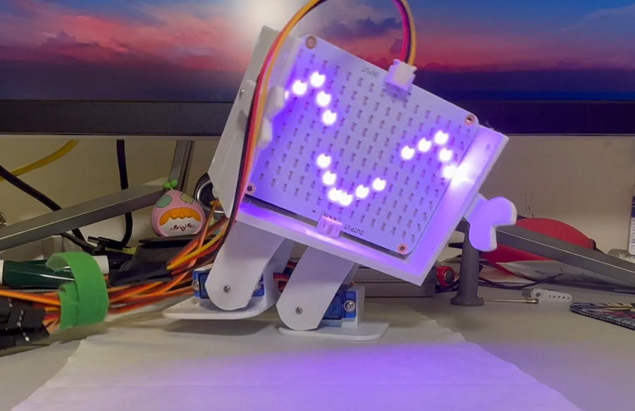 AI机器人小镇机器人行进